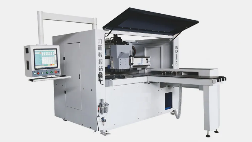 BD-88-6 six-sided CNC drilling machine