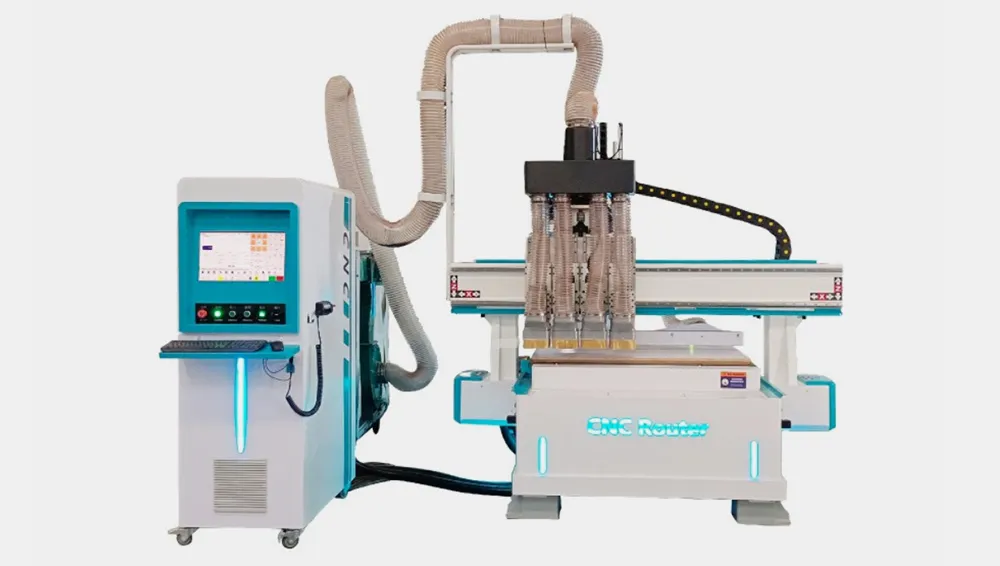 MXS-1325-4T four-head switching CNC router